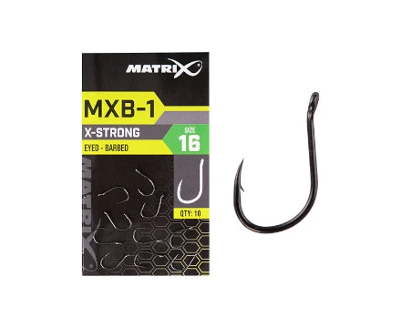 Matrix MXB-1 Barbed Eyed Black Nickel (10pc) 3 Matrix MXB-1 Barbed Eyed Black Nickel (10pc)