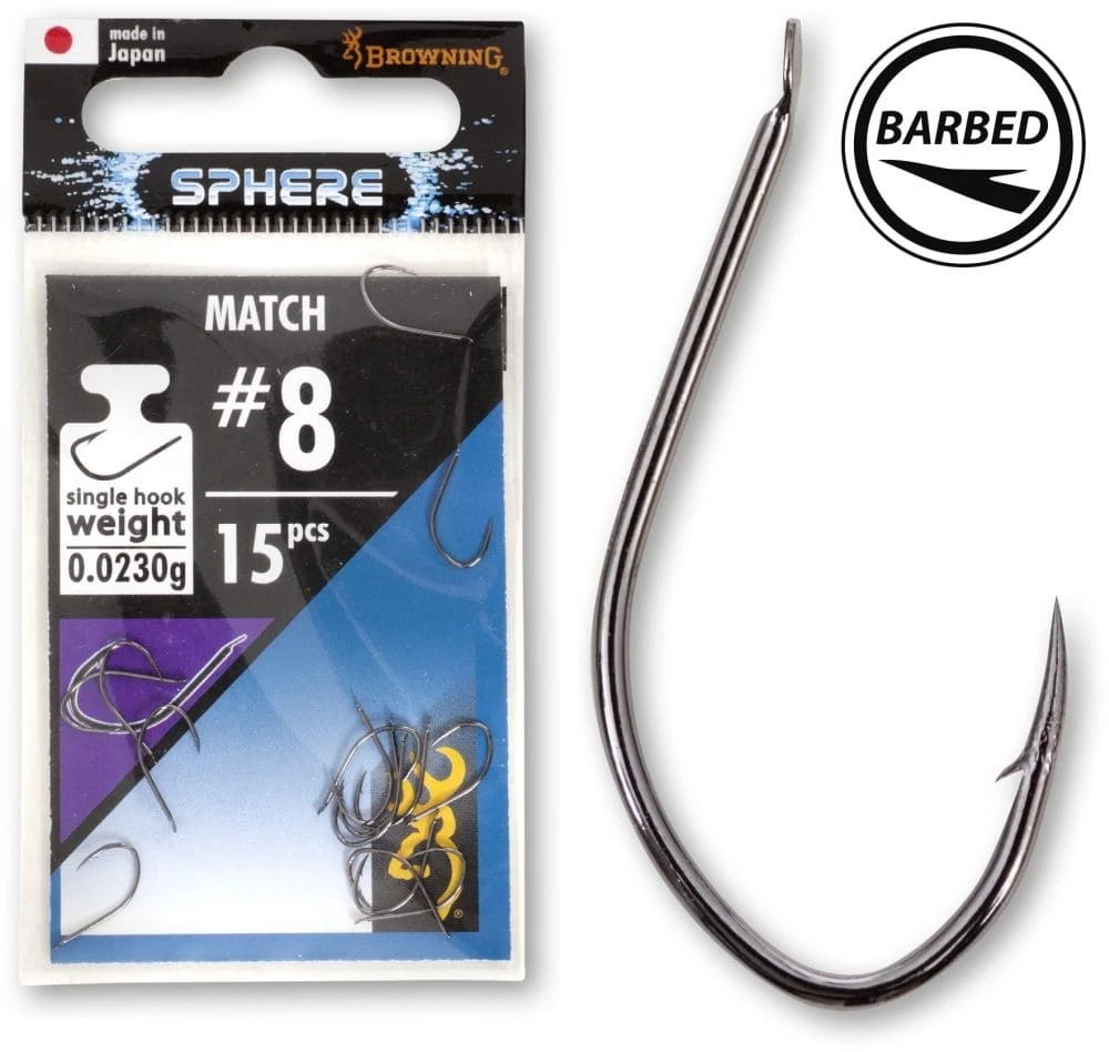 Browning Sphere Match Hook Black Nickel (15 Pieces) 3 Browning Sphere Match Hook Black Nickel (15 Pieces)