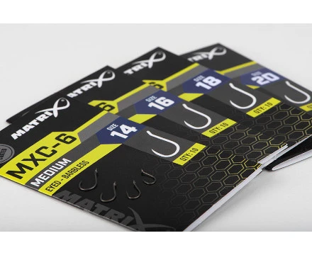 Matrix MXC-6 Barbless Eyed Coarse Hooks (10pc) 5 Matrix MXC-6 Barbless Eyed Coarse Hooks (10pc) - Image 3